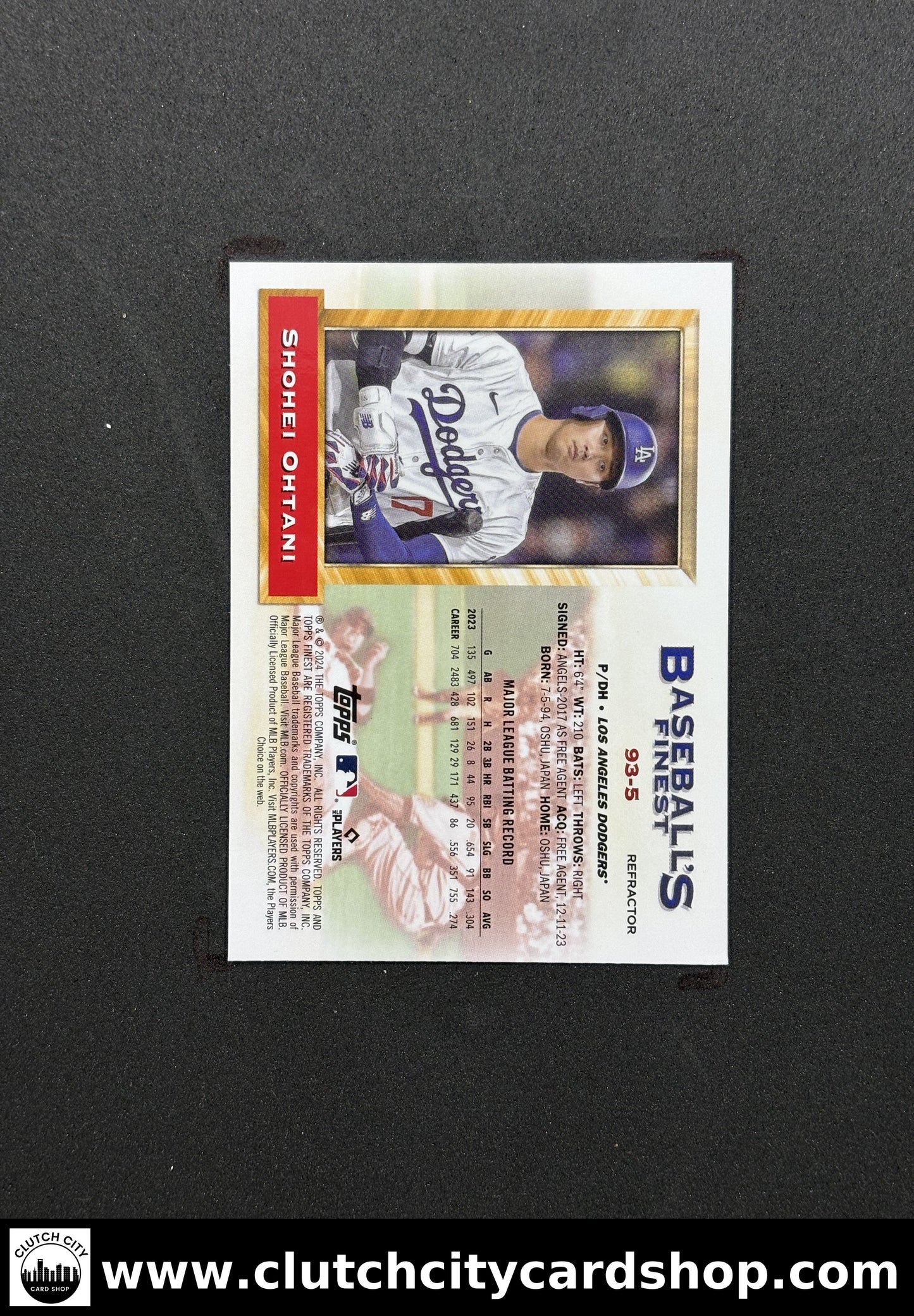 2024 Topps Baseball's Finest What If... 1993 SHOHEI OHTANI Refractor #93-5 LAD