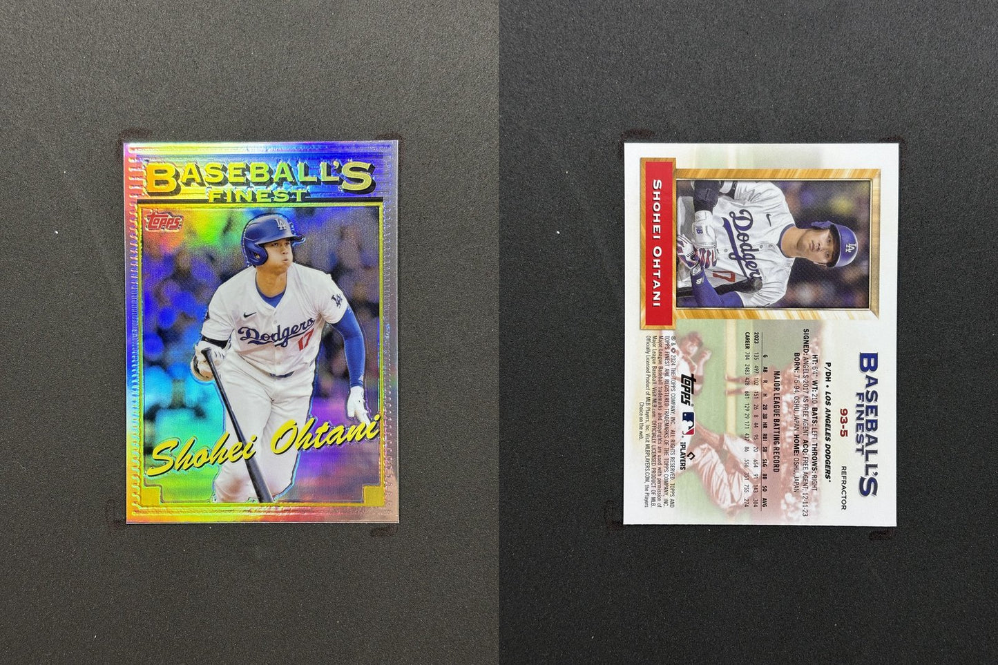 2024 Topps Baseball's Finest What If... 1993 SHOHEI OHTANI Refractor #93-5 LAD