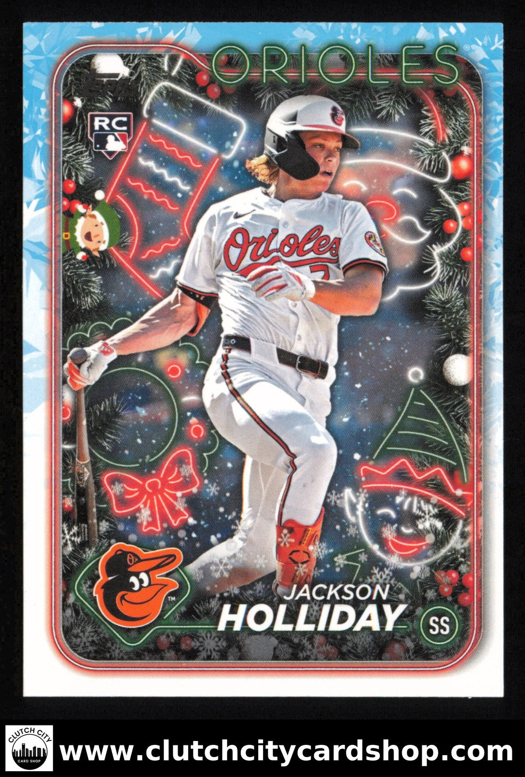 2024 Topps Holiday JACKSON HOLLIDAY Hidden Elf #HE-10 RC Orioles