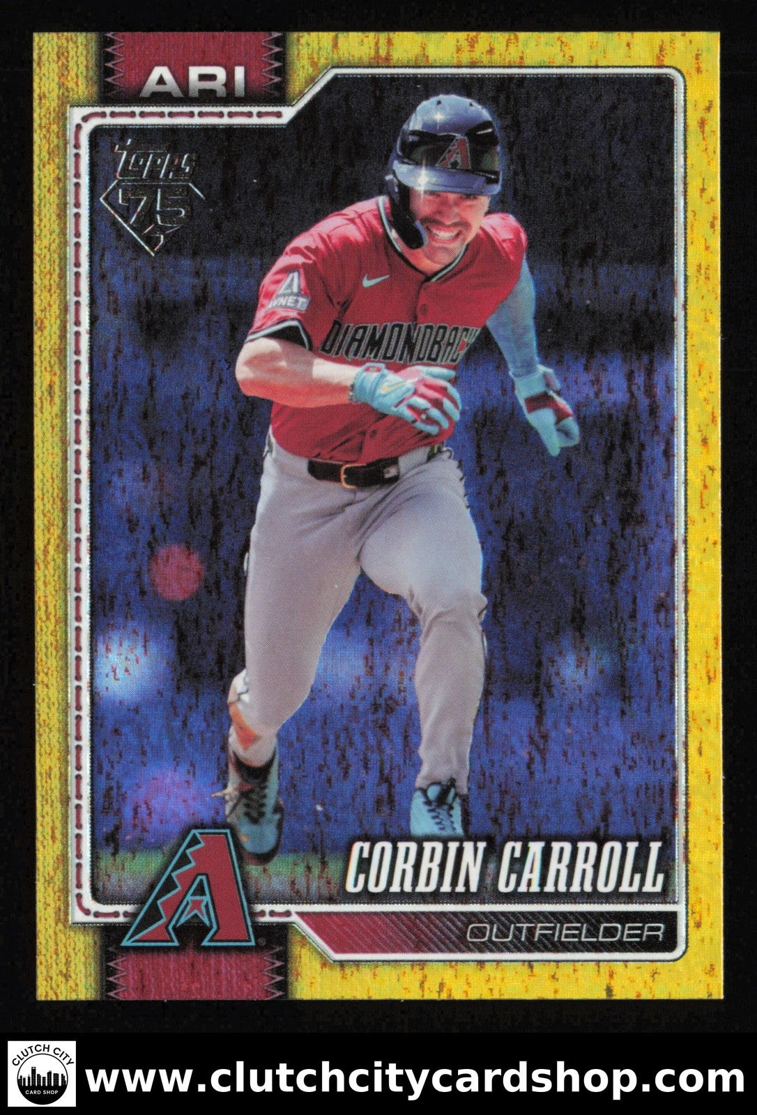 2026 Topps Series 1 CORBIN CARROLL Yellow Rainbow Foil #314 #/399 Diamondbacks
