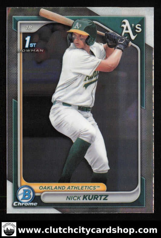 2024 Bowman Draft Chrome NICK KURTZ #BDC-56 Athletics