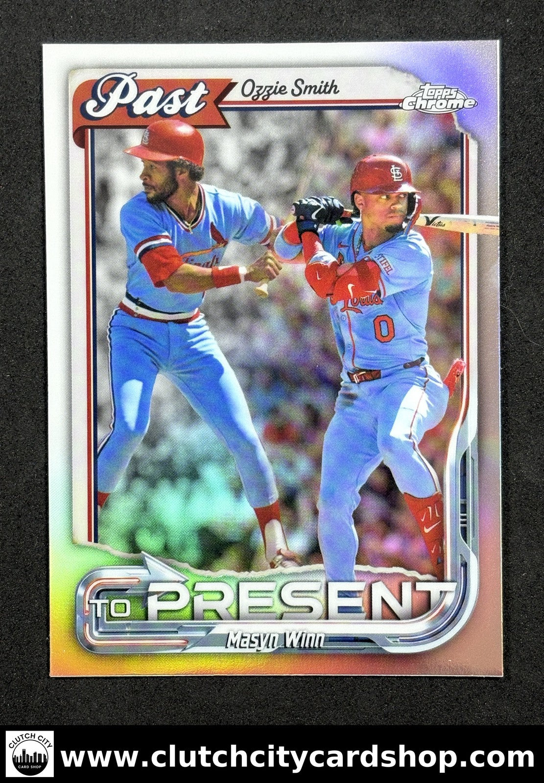 2026 Topps Chrome OZZIE SMITH/MASYN WINN Past to Present #PTP-23 Cardinals