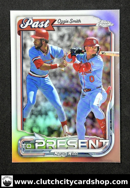 2026 Topps Chrome OZZIE SMITH/MASYN WINN Past to Present #PTP-23 Cardinals