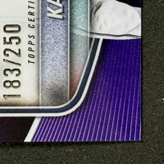 2025 Bowman Draft Kade Anderson Chrome Auto Purple Refractor /250 Mariners