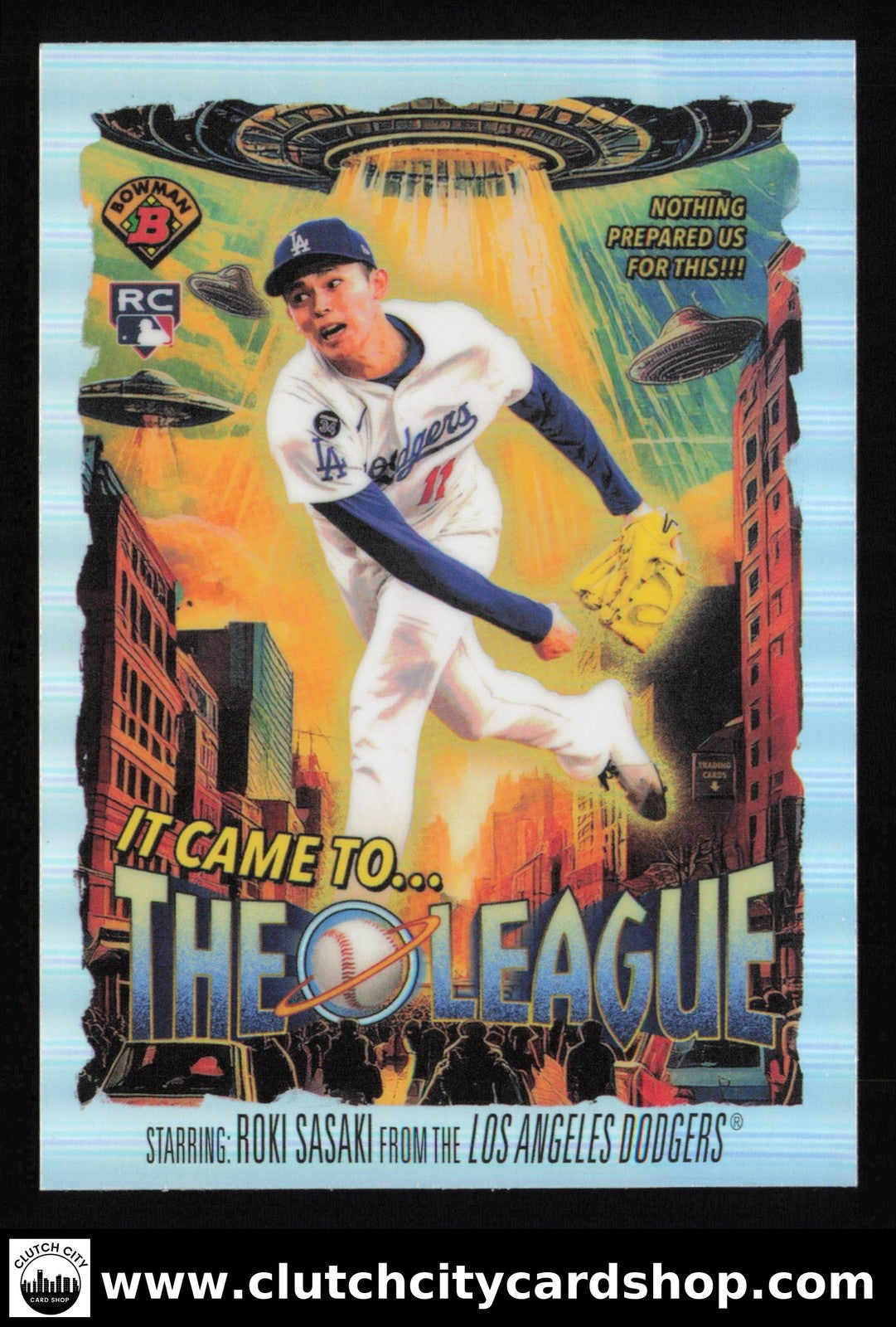 2025 Bowman Chrome ROKI SASAKI It Came to the League #IT-5 RC Dodgers